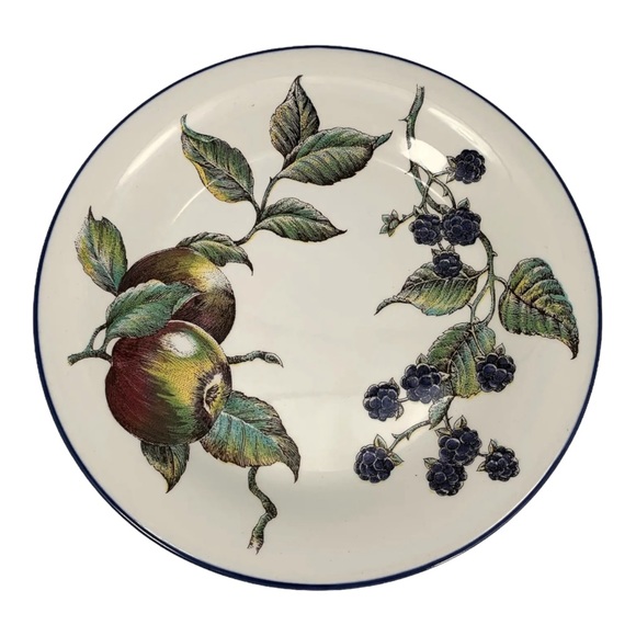 Set of 4 Pier 1 Macintosh Earthenware Salad/Dessert Plates Angleterre England 8" - Picture 10 of 11